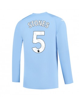 Billige Manchester City John Stones #5 Hjemmedrakt 2023-24 Langermet